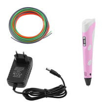 Load image into Gallery viewer, Magic 3D Printer Pen Set LCD Display 3D Drawing Pen With Powerful Filaments US/EU Plug Birthday Present For Kids