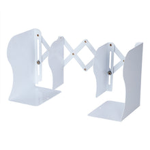 Load image into Gallery viewer, Adjustable Metal Bookend Heavy Duty and Decorative Modern Design with Non-Skid Base