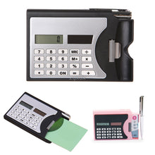 Load image into Gallery viewer, 3-In-1 Portable 8-Digit Solar Calculator Business Card Holder Z07 Drop ship