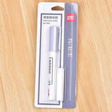 Load image into Gallery viewer, Deli Pen Shape Solid Glue Sticks Cute School Supplies Clear Washable High Viscosity Solid Strong Adhesive Home Art Paper