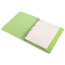 Load image into Gallery viewer, Professional 100 Paper Sheets PU Leather A4 Notebook with Durable Stainless Steel Spiral Ring Binders Journal